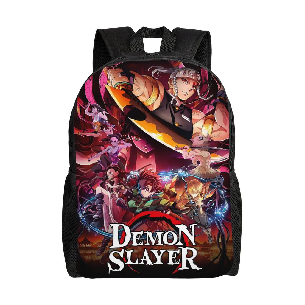 Demon Slayer Backpack Ita Bag Shounen Manga Mochila Snack Storage Camping Retro Washable Rucksack