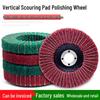 4-Inch Vertical Scouring Pad Wheel for Angle Grinders - Sanding, Polishing & Metal Finishing
