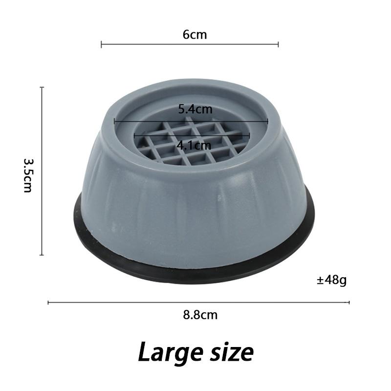 Universal Anti Vibration Pads Set of 8, Heavy Duty Furniture Feet for Washing Machine, Refrigerator, Table, Dryer