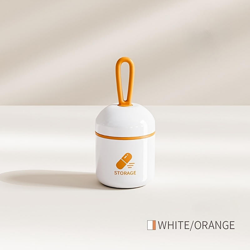 Portable Medicine Box Sealed Medicine Compartment Box Medicine Reminder Portable Medicine Storage Case