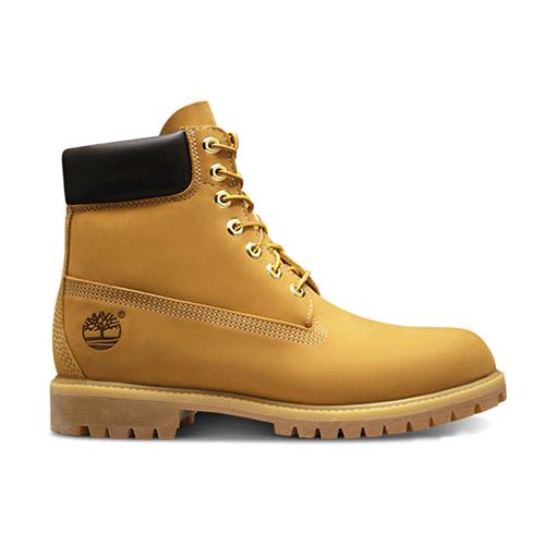 Timberland Premium Mens Yellow Boots Classic Waterproof Wide 10061W