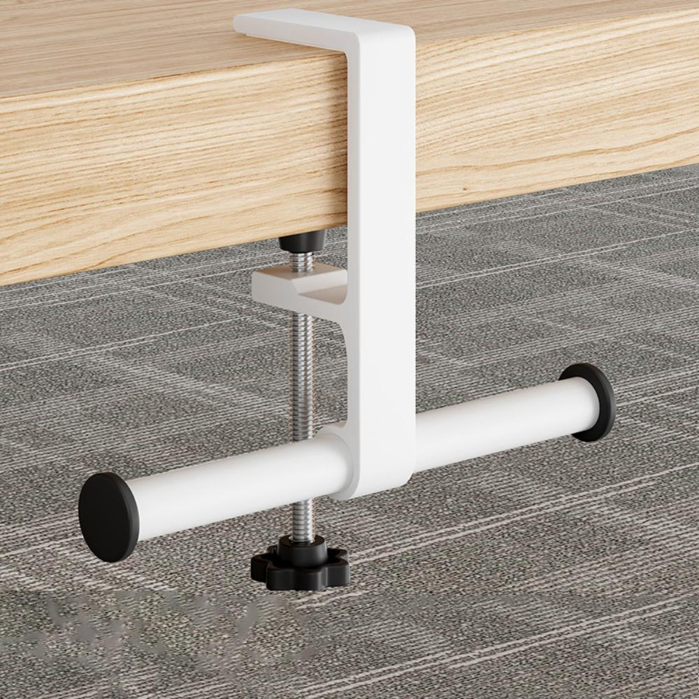 Adjustable Clamp Desk Bag Hanger Aluminum Alloy Under Desk Clamp Hook Dorm Room