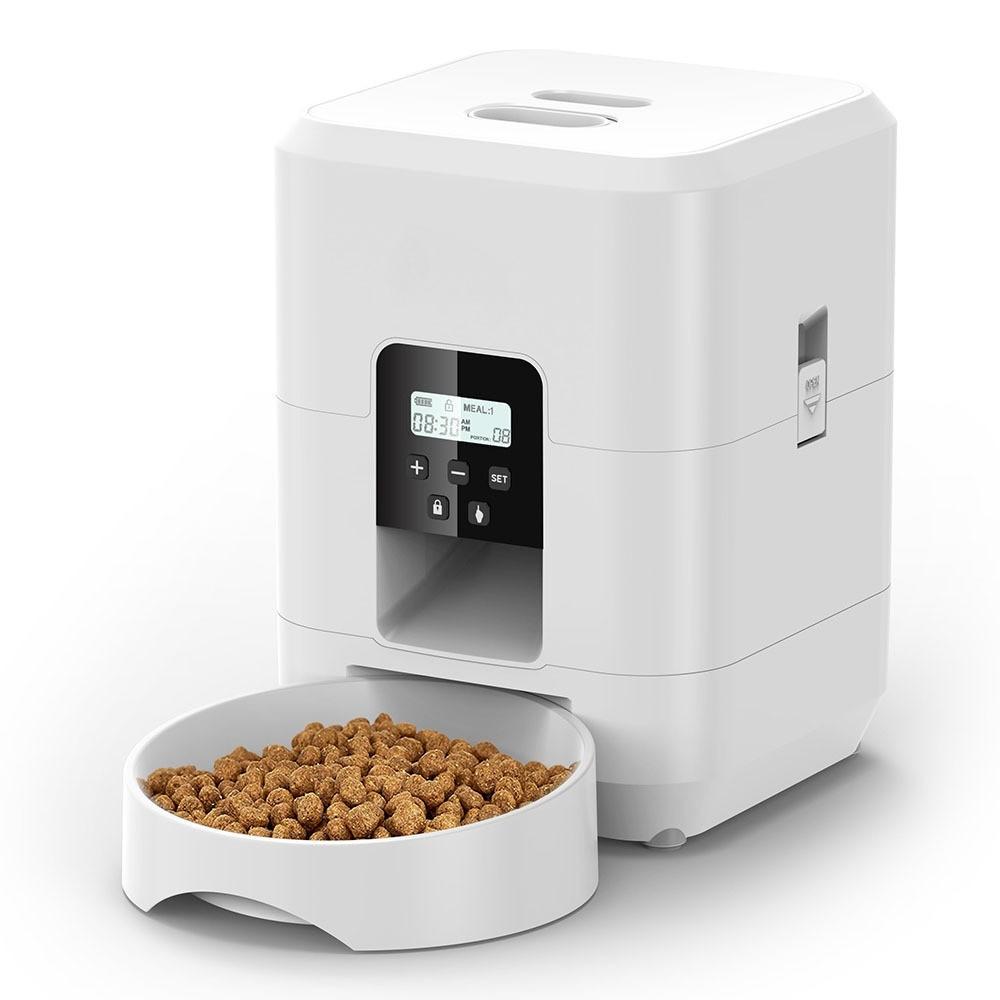 2L Large Capacity Automatic Pet Feeder Button Wi-Fi & Camera Controlled Pet Feeding Machine  Smart Dog Cat Food Dispenser