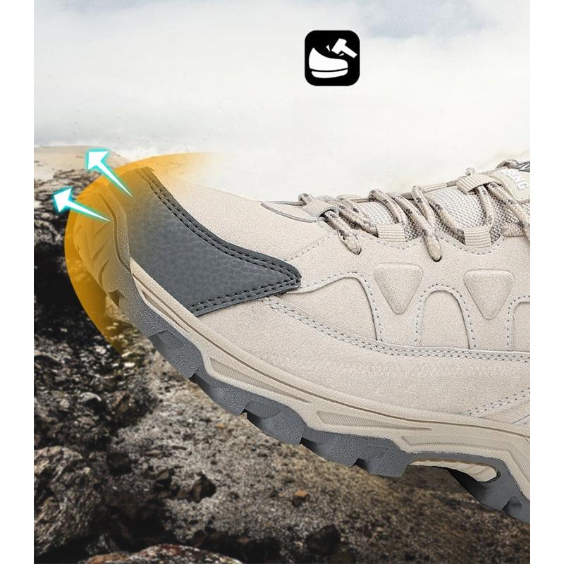 PLUS SIZE Men Women Adventure Sneakers Durable Grip Non-Slip Shoes Lace-Up Comfort Ideal for Outdoor Hiking Boots Men Footwear37-49