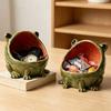 Big Mouth Frog Storage Box, Candy Dish Key Organizer Bowl for Entryway Table, Animal Shape Jewelry Tray for Home Office Kitchen Decor