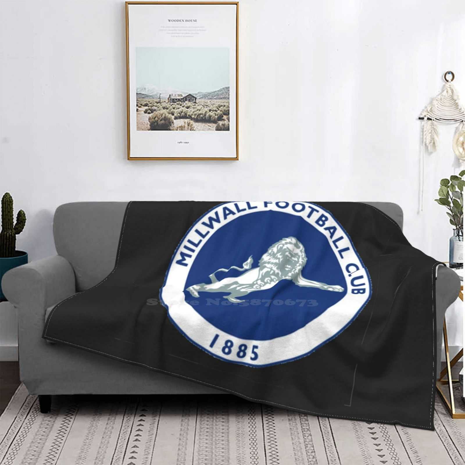 Millwall Football Club 1885 Millwall Fc The Lions Fashion Soft Warm Flannel Blanket Millwall Football Club 1885 Millwall Fc The Size: 75*100cm, Weight: 230 GSM
