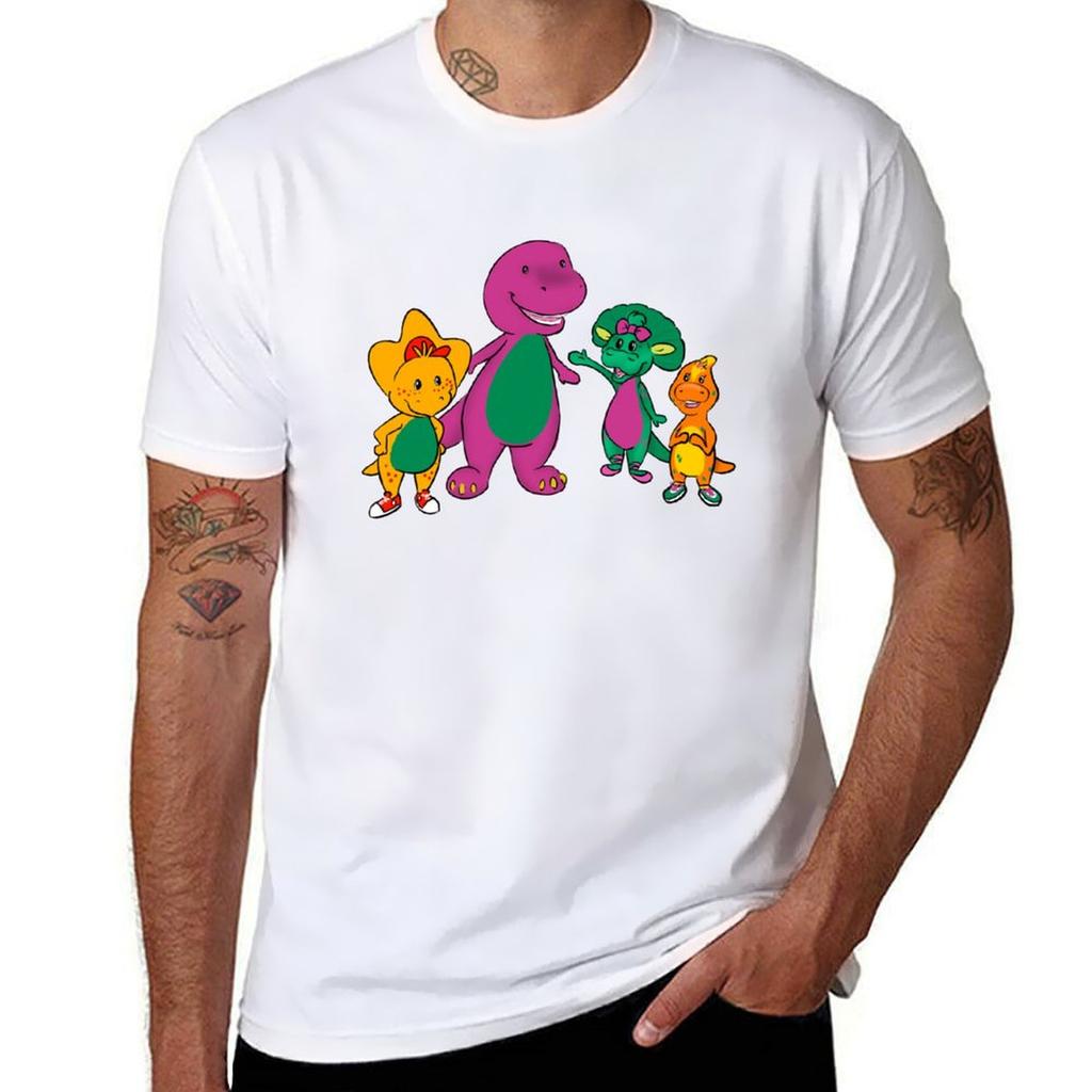 Barney And Friends Tshirt Work Duty Casual Tshirt