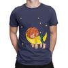 Pumuckl Dorme Sulla Luna Divertente Maglietta 100% Cotone Pumuckl Top Magliette Per Unisex