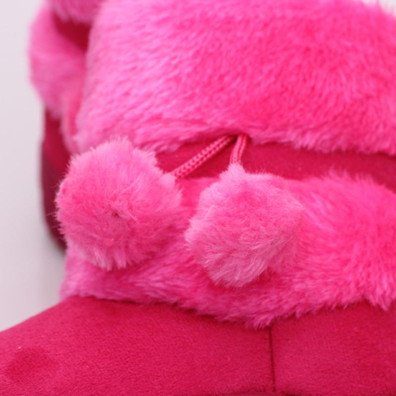 Girls Winter Comfortable Lobbing Ball Thick Warm Kids  Boots