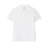 Simple Solid Color Fashion Moisture Wicking Polo Shirt Women Tops White F11W621102FWT