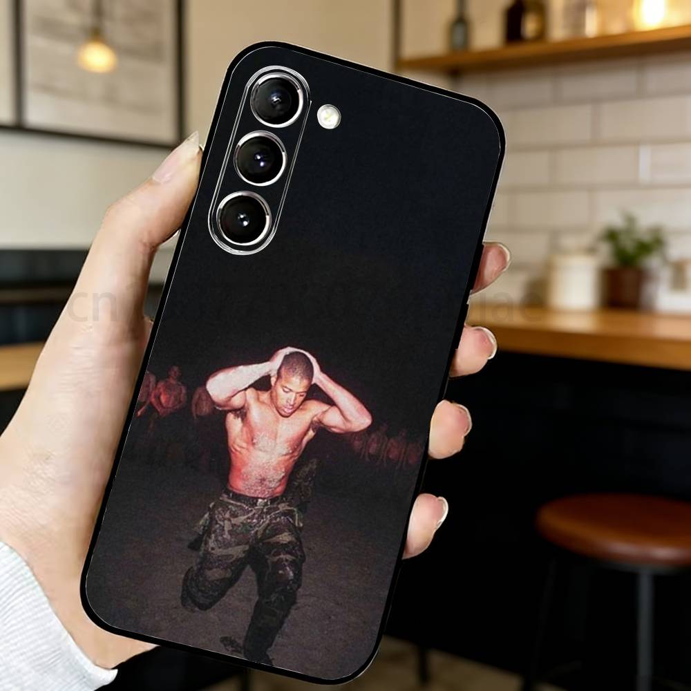 Чехол для телефона D-David Goggins для Samsung S20,21,22,23,24,25,26 Ultra,Plus, Черный Мягкий Чехол Samsung S21plus