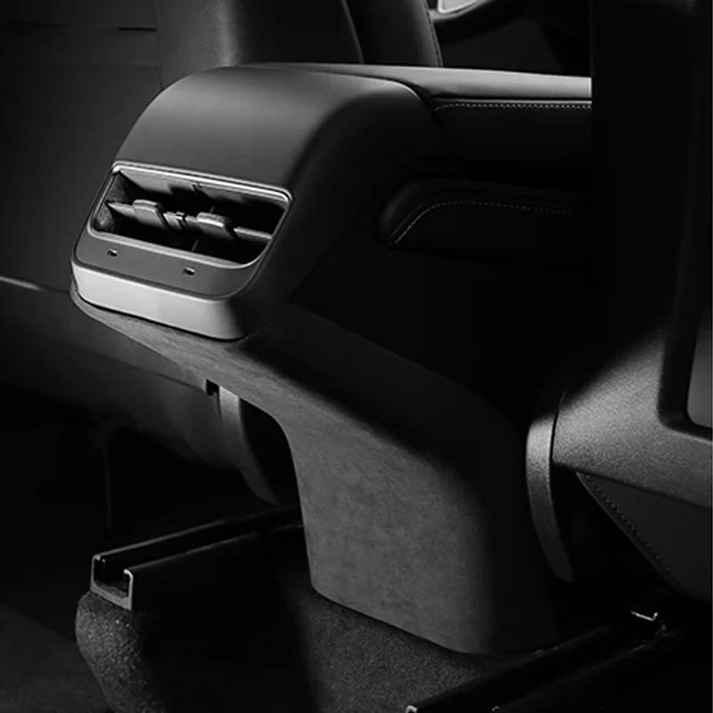 Kryt zadního výdechu klimatizace pro Tesla Model 3/Y, interiér, Alcantara, dekorativní obal