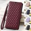 Purse Flip Leather Phone Case for iPhone 17 16 Pro Max 15 16E 14 13 12 11 XS XR SE 2026 8 7  Plus Wrist Strap Wallet Cover Etui