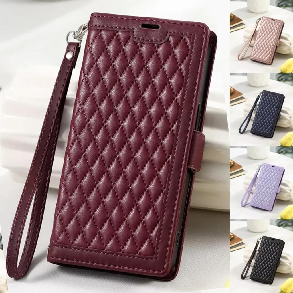 Portemonnaie Klapp Leder Handyhülle für iPhone 17 16 Pro Max 15 16E 14 13 12 11 XS XR SE 2026 8 7 Plus Handgelenkschlaufe Brieftasche Hülle Etui