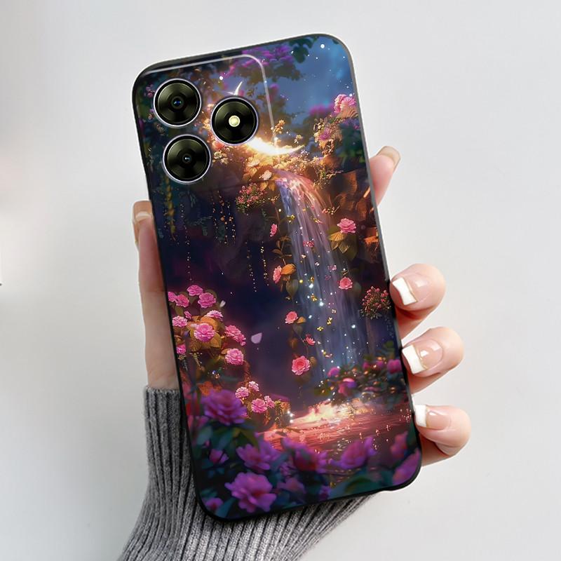 Pentru Blackview Wave 8C 6.56" Wave 8 Black View Wave8C Wave8 Spate TPU Silicon Moale Carcasă Telefon Luxos Drăguț Iepuraș Iubire Husa Amuzantă