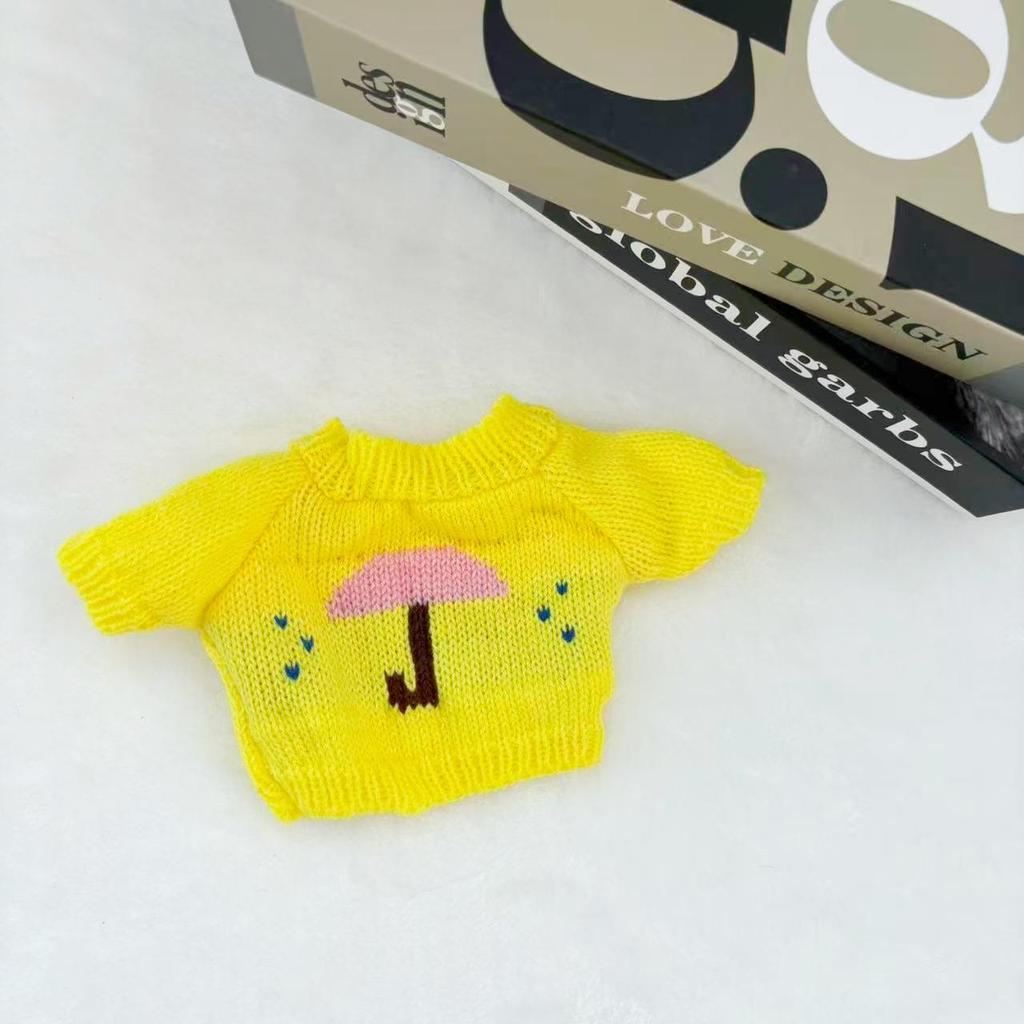 Little Bear Cotton Hoodie Sweater for 30cm Plush Doll Toy Accessories