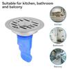 Heavy Duty Steel Bathroom Floor Drain Resistant Drain Odor Prevention Universal for Washing Machine & Showers