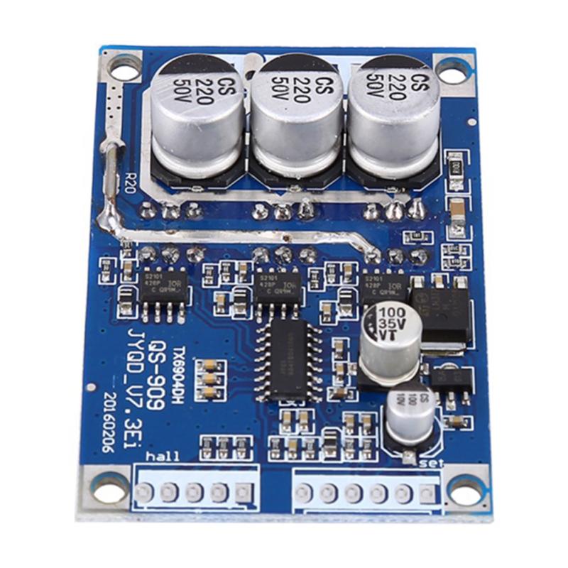 DC 12V-36V 15A 500W Bürstenloser Motor Controller Hall BLDC Treiberplatine Blau
