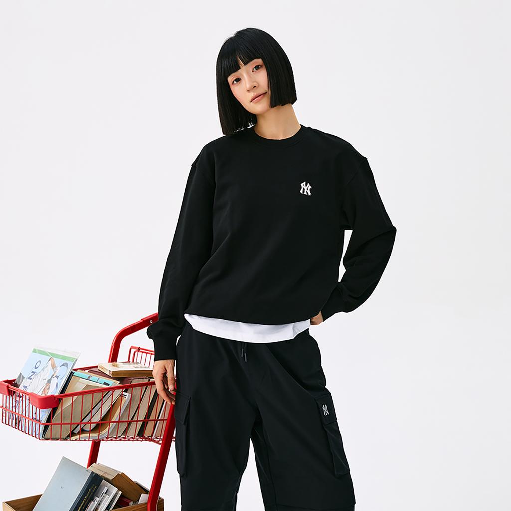 New MLB New York Yankees Basic Collection 25FW Sweatshirt Unisex Standard Black 3AMTB0154-50BKS