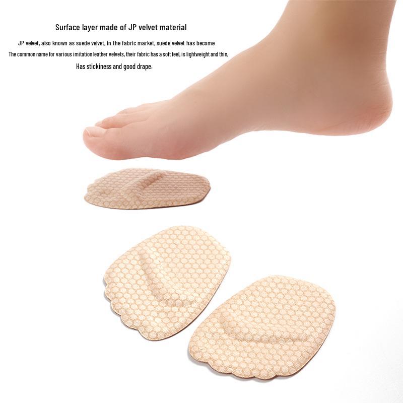 Silicone Honeycomb Anti-Slip Forefoot Pads for High Heels and Sandals