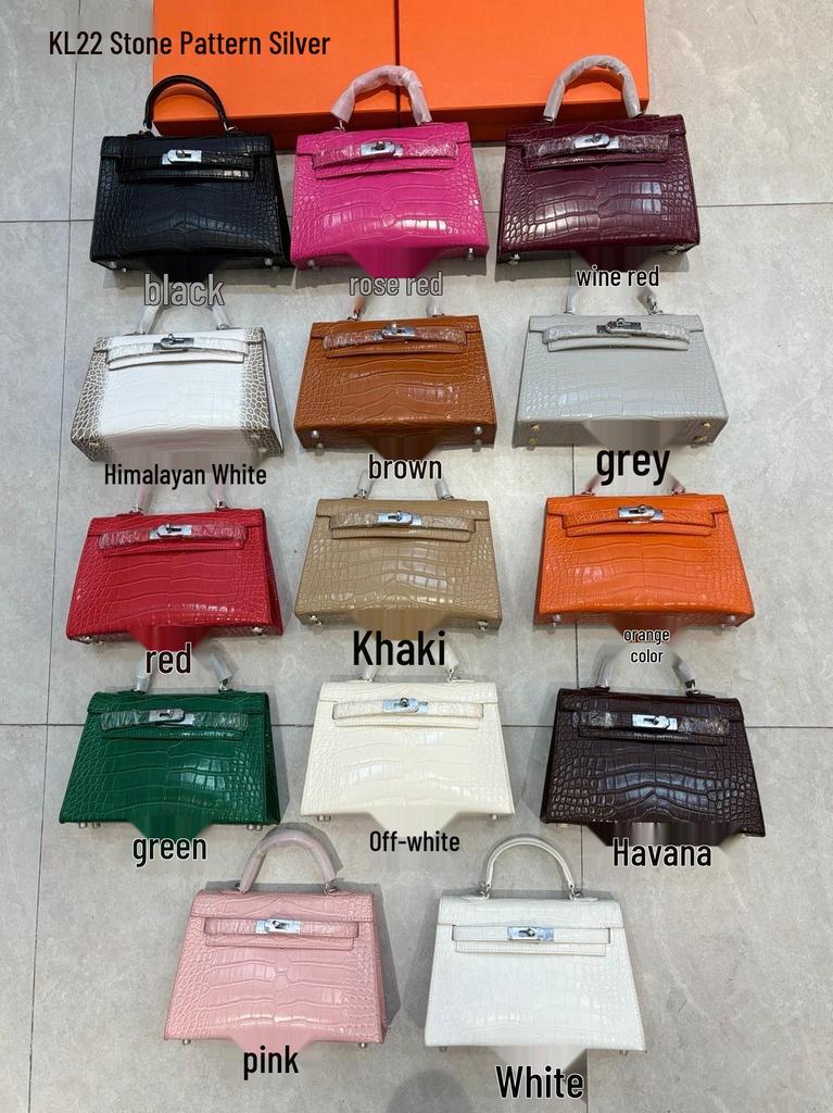 Europese & Amerikaanse Retro Krokodillenpatroon Kelly Enkelbandige Crossbody Tas: High-End, Modieuze, Lichte Luxe Handtas voor Dames