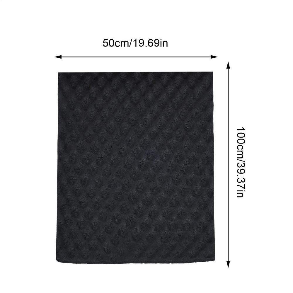 Bil Ljuddämpare Termisk Ljudabsorbent Ljudisolering Värme Skum Matta Bomull Antivibration Ljudisolerande Pad Paneler Skydd