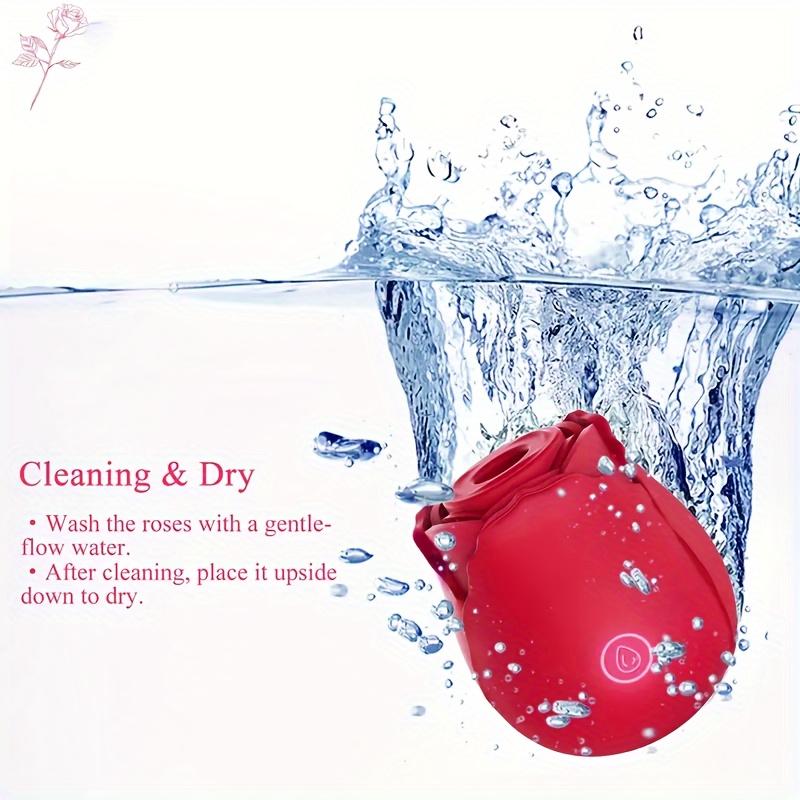 Jucării sexuale Vibrator pentru trandafiri de supt, jucării pentru adulți cu 10 moduri de suge și vibrator pentru femei Vibrator pentru femeie, cupluri, mamelon clitoridieni, punct G
