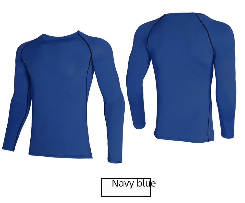 Men's Breathable High-Elastic Quick-Drying Long Sleeve Sports Tights