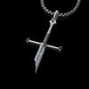 Narsil Personality Broken Sword Necklace Rings King Moveis Jewelry Men Cool Punk Sword Pendant Necklace Gift