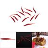 12 x Lifelike Fishing Lures Soft Tackle Accessory For Freshwater(red)