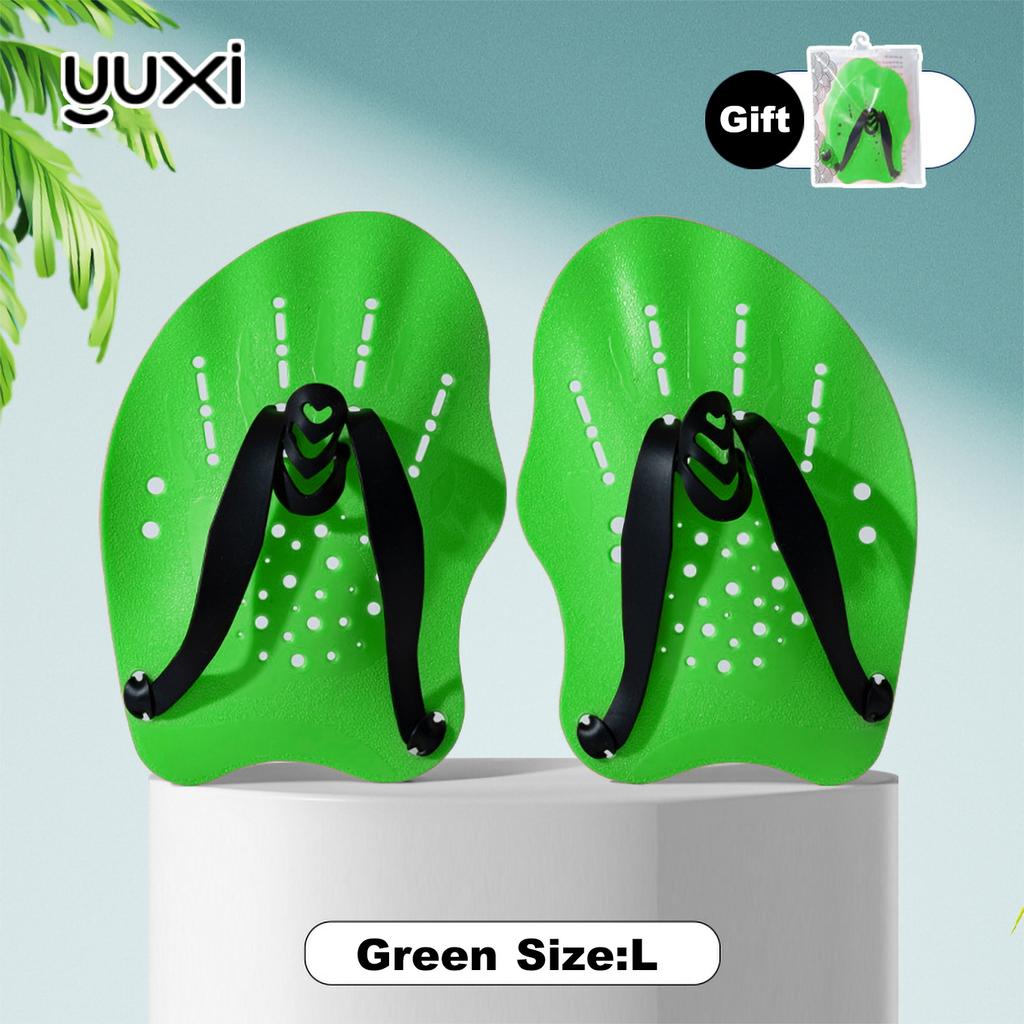 Swimming Paddles Profession Hands Swimming Training Hand Paddles Flippers Adjustable Silicone Straps Women Men Children Unisex