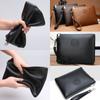 Large Capacity Men's Handy Bag Pu Leather Toiletry Bag Practical Male Clutch Bag  Outdoor