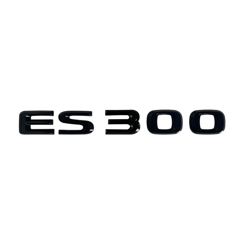 

1Pcs 3D Metal Chrome Silver/Black ES200 ES240 ES260 ES250 ES300 ES350 Car Letter Logo Rear Tail Trunk Decals For Lexus Car Styli