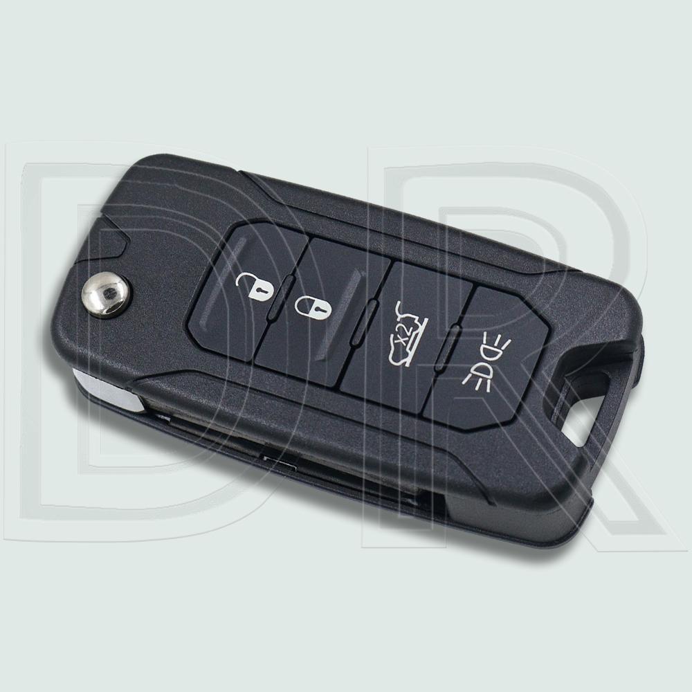 DR OEM 4A Or MQB48 Chip 433MHz SIP22 Blade Flip Car Remote Control Key Fob For Jeep Wrangler Renegade Fiat Dodge 500X