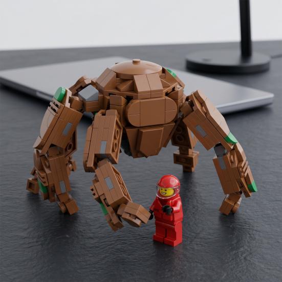 Yousheng Movie Inspired Rock Aliens Building Block Toy Space Science Fiction Film Character Brick Assembly Toy Decoration Sci-Fi Movie Fans