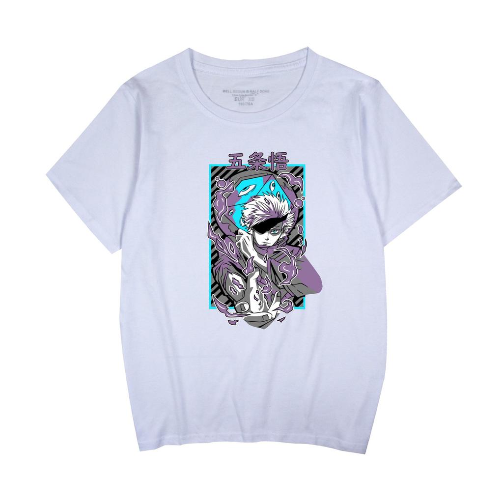 New Anime Jujutsu Kaisen Printed Men's T-shirt Unisex Casual Fashion Street Harajuku Style Short-sleeved Tops T-shirt