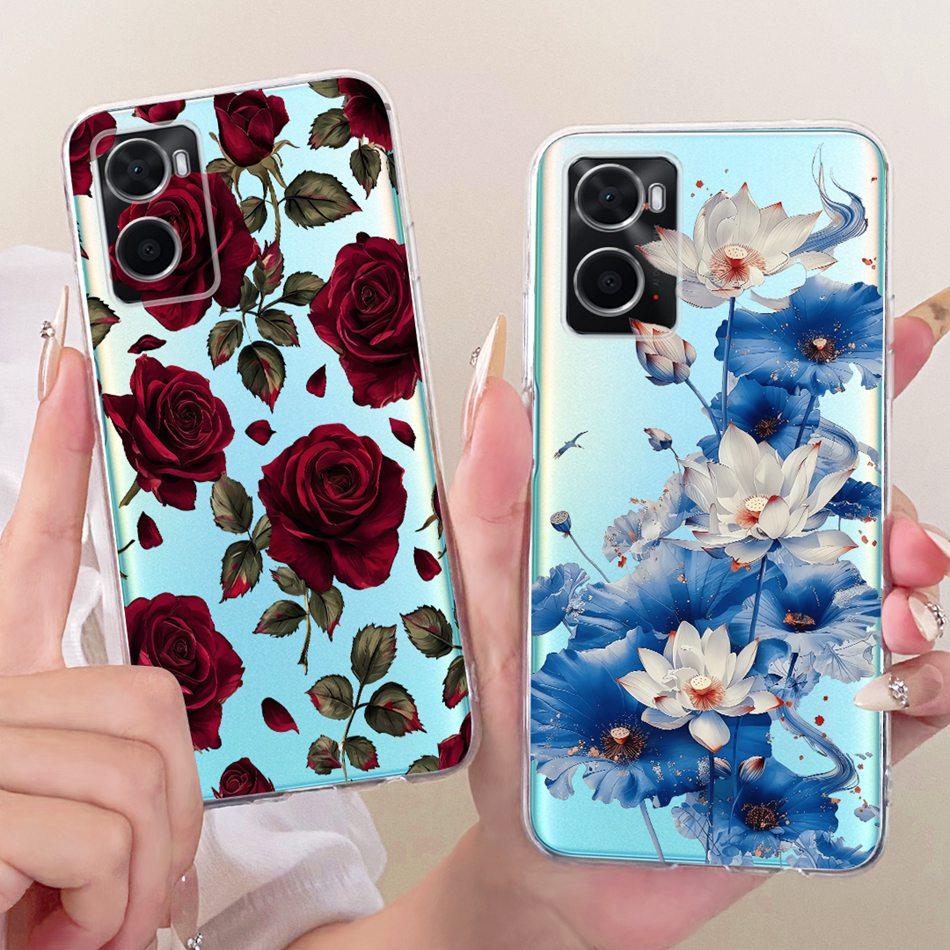 For OPPO A36 A76 A96 CPH2333 New Simple Style Phone Case For Oppo A36 A76 A96 4G Transparent TPU Soft Silicone Cases