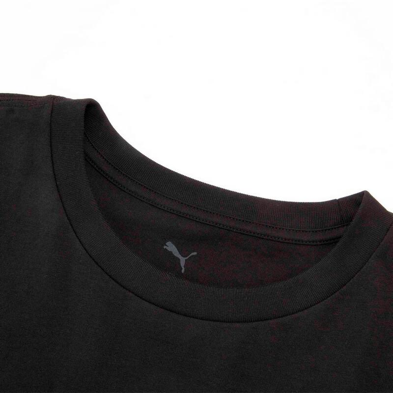 Puma Casual Breathable Versatile Simple Short Sleeve T-Shirt Men Tops Black 690645-01