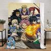 Fairy Tail Coral Warm Blankets for Cold Home and Decoration Winter Blanket Bed Microfiber Bedding Beach Towel Fluffy Plaid Throw