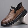 2025 New Leather Shoes Men's Spring and Autumn Men's Shoes Fashion Casual One-pedal Shoes
