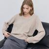 Hiikeu Alpaca V-Neck Knit_Melange Beige