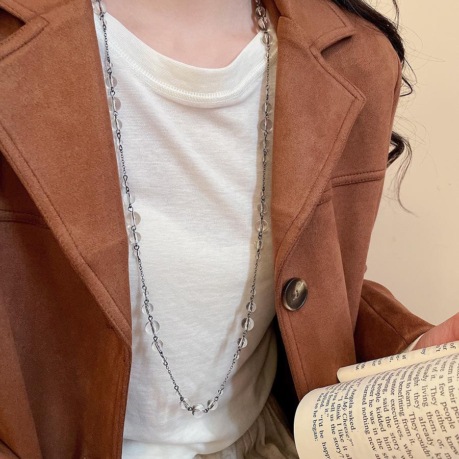 Exquisite Pearl Double-Layered Clavicle Necklace: French Elegance & Light Luxury Design