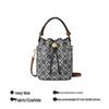 T Monogram Mini Printed Bucket Crossbody Bag