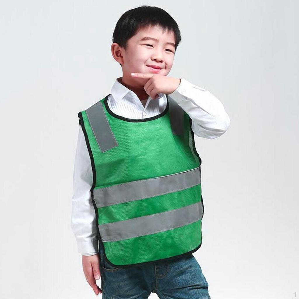 Child Safety Reflective Waistcoat Work Cycling Clothes