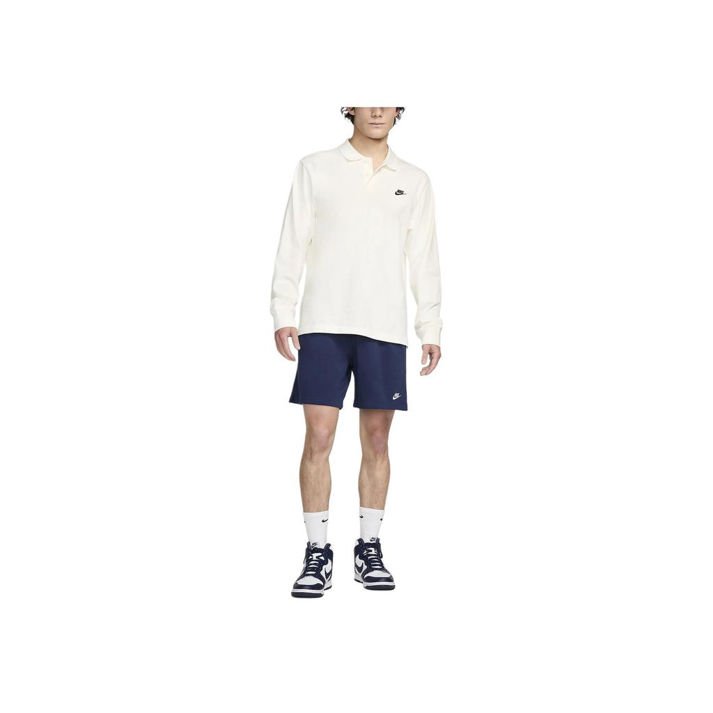 Nike Ανδρικό Casual Σορτς με Ελαστική Μέση και Τυπωμένο Λογότυπο - Μπλε Σκούρο FQ4361-410