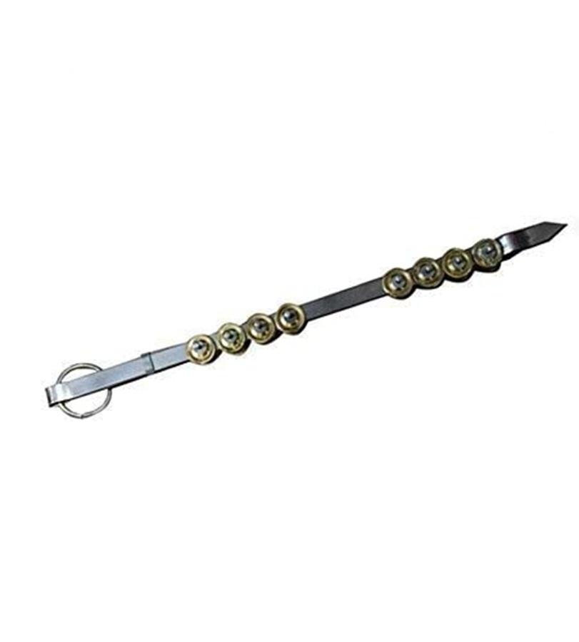TreegoArt Chimta Musical Instrument Musical Fire Tongs For Puja Indian Music Instrument hand percussion Indian For satsang pooja kirtan серебряный
