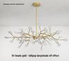 Nordic Firefly Branch Chandelier - Creative Lighting for Living Room or Bedroom