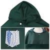 Attack on Titan Hooded Scout Regiment Wings of Freedom Halloween School Festival [COSSA] Cape, Costume, Cosplay, (XXL)