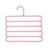 Multi-Layer Pants Rack - Space-Saving, Anti-Slip, and Adjustable Design for Organizing Clothes, Scarves, and Accessories