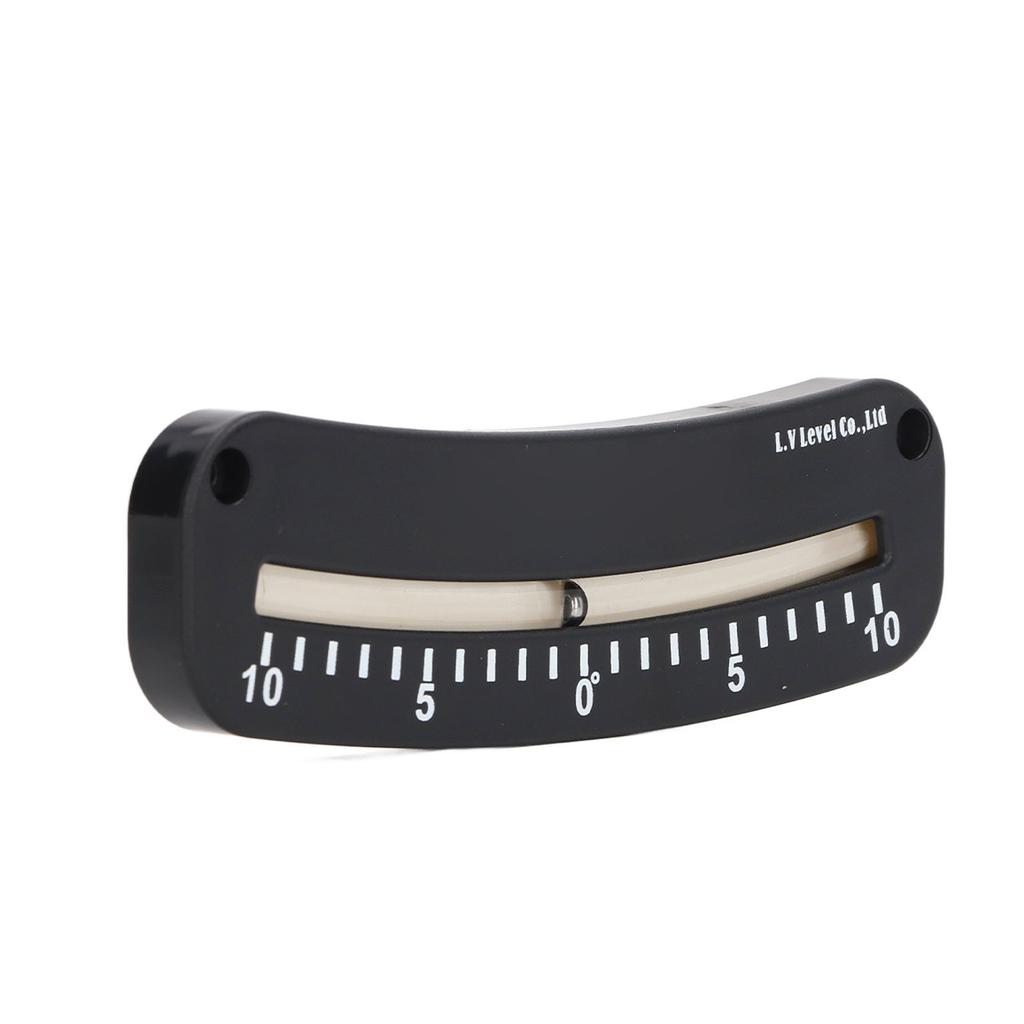 Tube Clinometer ‑10 degrees to 0 degrees to 10 degrees Clear Scale Mini Angle Inclinometer with Fixing Hole